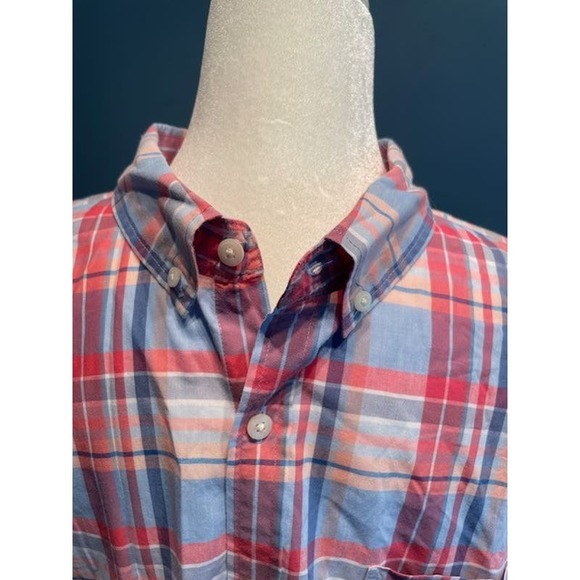 Vineyard Vines Men XL Slim Fit Murray 100% Cotton Plaid - Picture 2 of 5